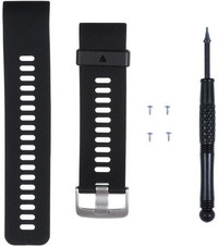 Silikon-Uhrenarmband Garmin (für Forerunner 35), schwarz, S00-00677-00