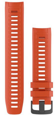 Silikon-Uhrenarmband Garmin 22mm (für Instinct), rot, 010-12854-02