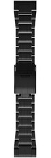 Titanarmband Garmin 26mm (für Garmin Fenix 8/7X/6X (51mm), Tactix u. a.), schwarz V2, QuickFit, 010-12580-00