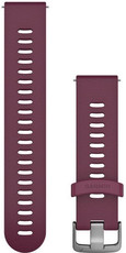 Silikon-Uhrenarmband Garmin 20mm (für Venu, Venu Sq, Venu 2 Plus u. a.), lila, Quick Release, 010-11251-1W