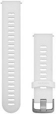 Silikon-Uhrenarmband Garmin 20mm (für Venu, Venu Sq, Venu 2 Plus), weiß, Quick Release, 010-11251-1P