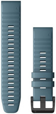 Silikon-Uhrenarmband Garmin 22mm (für Garmin Fenix 8/7/6 (47mm), Epix 2 u.a.), blau V5, QuickFit, 010-12863-03