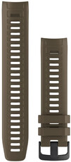 Silikon-Uhrenarmband Garmin 22mm (für Instinct), braun, 010-12854-19