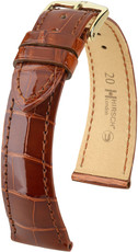 Braunes Lederband Hirsch London M 04307170-1 (Alligatorleder) Hirsch Auswahl