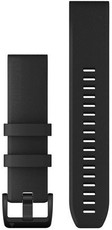 Silikon-Uhrenarmband Garmin 22mm (für Garmin Fenix 8/7/6 (47mm), Epix 2 u.a.), schwarz, QuickFit, 010-12901-00
