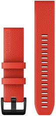 Silikon-Uhrenarmband Garmin 22mm (für Garmin Fenix 8/7/6 (47mm), Epix 2 u.a.), rot V1, QuickFit, 010-12901-02
