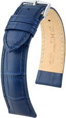 Dunkelblaues Lederband Hirsch Duke M 01028180-2 (Teletina)