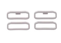 Silikon-Schlaufe Garmin (für QuickFit 22, Instinct, Instinct 2 u.a.), grey, 4 Stk.