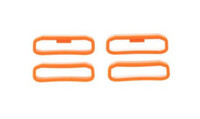 Silikon-Schlaufe Garmin (für QuickFit 26), orange, 4 Stk.