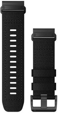 Nylon-Uhrenarmband Garmin 26mm (für Garmin Fenix 8/7X/6X (51mm), Tactix u. a.), schwarz, QuickFit, 010-13010-00