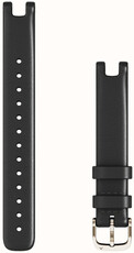 Leder-Uhrenarmband Garmin 14mm (für Lily), schwarz V1, 010-13068-A5