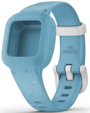 Kunststoff-Uhrenarmband Garmin (für Vívofit junior 3), blau, 010-12469-42