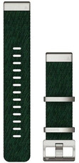 Nylon-Uhrenarmband Garmin 22mm (für Garmin Fenix 8/7/6 (47mm), Epix 2 u. a.), grün, QuickFit, 010-13008-00