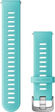 Silikon-Uhrenarmband Garmin 20mm (für Venu, Venu Sq, Venu 2 plus u.a.), blau V2, Quick Release, 010-11251-9R
