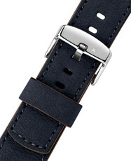 Leder-Uhrenarmband Morellato Origami 5480D35.061 M, blau, recyceltes Material