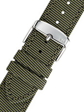 Textil-Uhrenarmband Morellato Corfu 5390D12.073 M, grün, recyceltes Material
