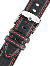 Schwarzes und rotes Armband Morellato Biking 3586977.883 M (Ökoleder, Kunststoff/Gummi)