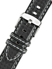 Lederband Morellato Biking 3586977.891 M, schwarz, Kunstleder
