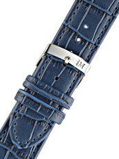 Leder-Uhrenarmband Morellato Juke 4934A95.062 M, blau