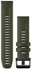 Silikon-Uhrenarmband Garmin 22mm (für Garmin Fenix 8/7/6 (47mm), Epix 2 u. a.), grün V1, QuickFit, 010-13111-03