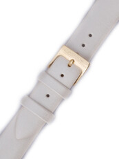 Leder-Uhrenarmband Orient VDEUMAW 16mm (für Modell FUNEK), weiß