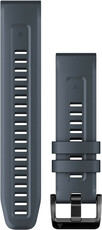 Silikon-Uhrenarmband Garmin 22mm (für Garmin Fenix 8/7/6 (47mm), Epix 2 u. a.), blau V2, QuickFit, 010-13111-05
