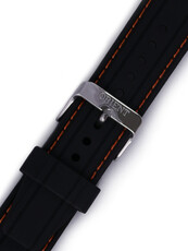 Silikon-Uhrenarmband Orient VDFCKSZ 22mm (für Modell FUNG3), schwarz