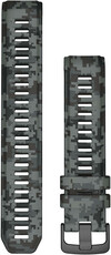 Silikon-Uhrenarmband Garmin (für Instinct 2), grau/Camouflage, 010-13105-04
