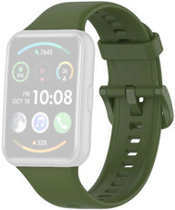 Silikonband Ricardo 20mm (pro Huawei Watch Fit), Grün, + Zubehör für Ersatz