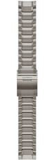 Titanarmband Garmin 22mm (für Garmin MARQ 2), silber, QuickFit, 010-13225-12