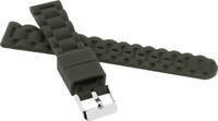 Silikonband JVD RJ7192.3 18mm, Grün, Kinder
