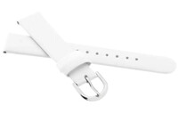 Kunstleder-Uhrenarmband JVD RJ7200.3 16mm, weiß
