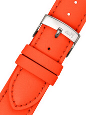 Leder-Uhrenarmband Morellato Grafic 0969087.086 M, orange