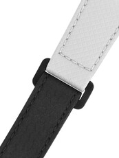 Textil-Uhrenarmband Morellato Grip 5762D83.017 M, weiß, recyceltes Material