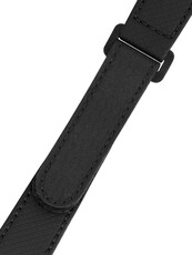 Textil-Uhrenarmband Morellato Grip 5762D83.019 M, schwarz, recyceltes Material