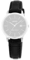 Leder-Uhrenarmband Orient UL00F011J0 14mm (für Modell RF-QA000), schwarz