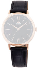 Leder-Uhrenarmband Orient UL00H011P0 15mm (für Modell RA-QC17), schwarz