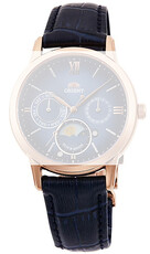 Leder-Uhrenarmband Orient UL018011P0 17mm (für Modell RA-KA00), blau