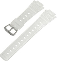 Armband aus Harz Casio (pro Casio G-Shock DW-5600SKE), Weiß, transparent