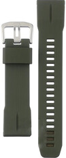 Armband für Casio, Kunstharz, grün, silberne Schließe (für Modell PRW-61Y)
