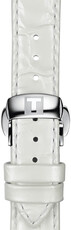 Lederband Tissot T852.036.795 16mm, Weiß, Quick Release