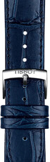 Leder-Uhrenarmband Tissot T852.041.534 20mm, blau, Quick Release