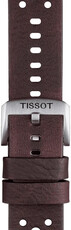 Leder-Uhrenarmband Tissot T852.046.777 22mm, braun, Quick Release