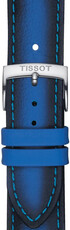 Lederband Tissot T852.046.840 20mm, Blau, Quick Release