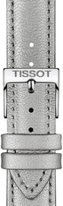 Lederband Tissot T852.047.129 16mm, Silber, Quick Release