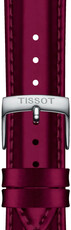 Leder-Uhrenarmband Tissot T852.048.152 18mm, rot, Quick Release
