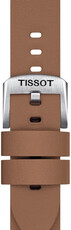 Leder-Uhrenarmband Tissot T852.048.213 18mm, braun, Quick Release
