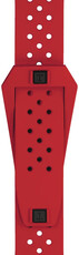 Gummiband Tissot Sideral T852.048.860 20mm, Rot, Quick Release