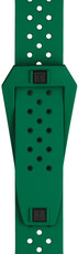 Gummiband Tissot Sideral T852.048.862 20mm, Grün, Quick Release