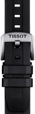 Silikon-Uhrenarmband Tissot T852.044.545 20mm, schwarz, Quick Release